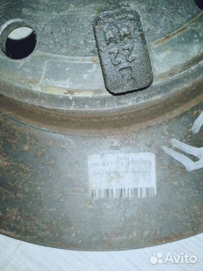 Диски тормозные перед.вент. mazda 6 GG 02-07 1.8l