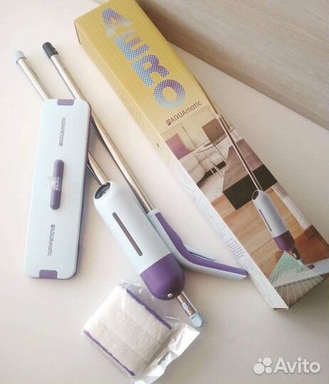 Швабра гринвей новая С распылителем aquamatic aero