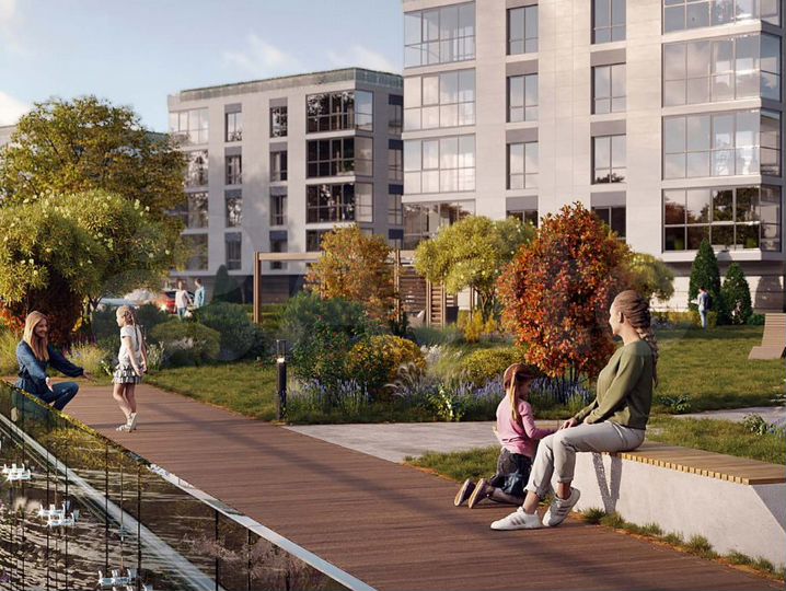 1-к. апартаменты, 33,6 м², 3/5 эт.