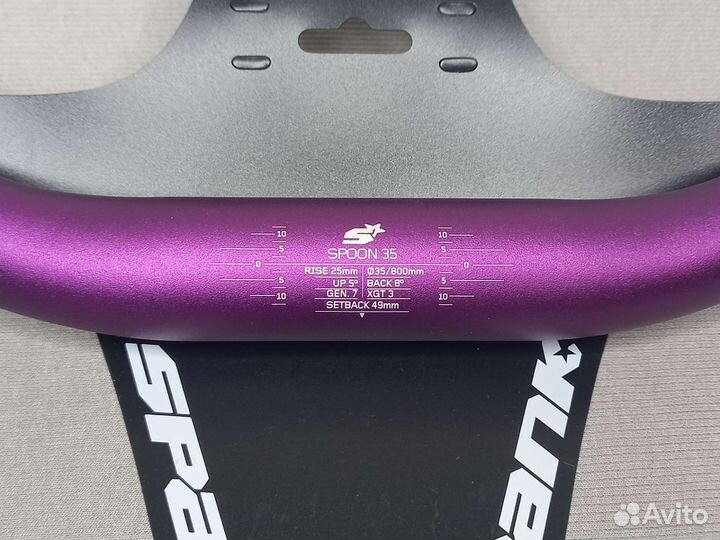 Новый руль Spank Spoon 35x25x800 мм (Purple)