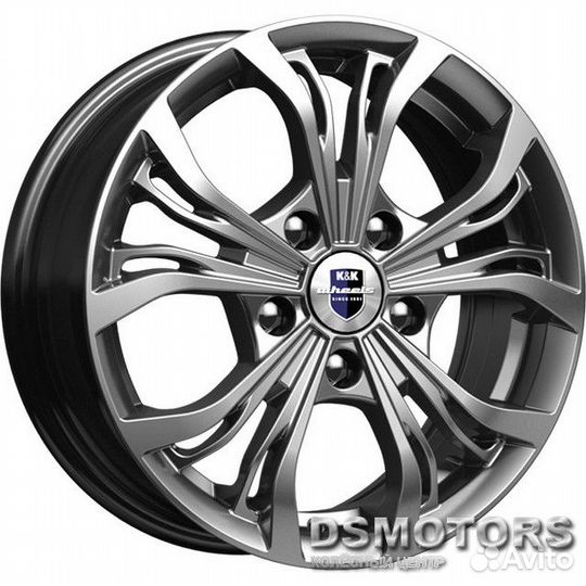 Диски Аламида 7.0/17 5x112 ET43 d57.1 дарк платину