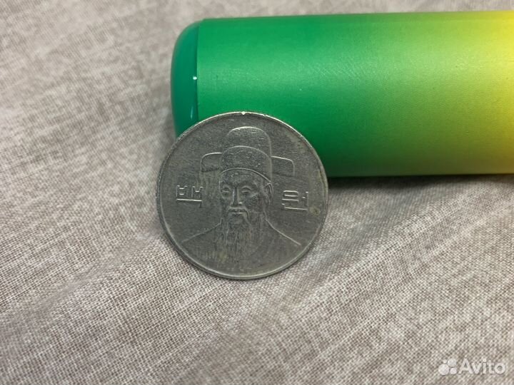 100 вон южная корея