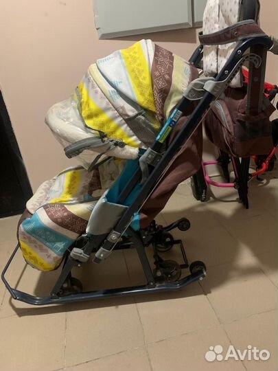 Коляска санки