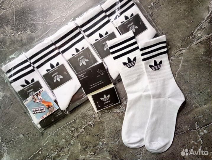 Носки Nike высокие белые