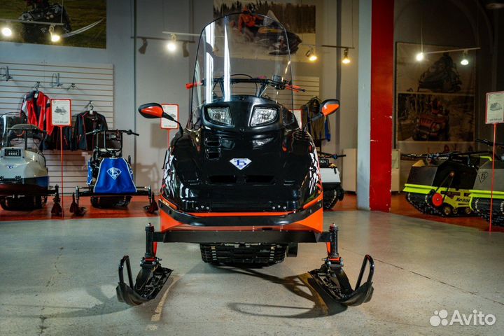 Миниснегоход Бурлак Азимут Limited 20 лс склиз