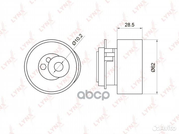 Ролик натяжной / грм mazda 323(BJ) 2.0 98-04