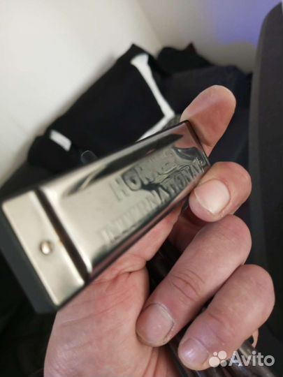Губная гармонь hohner silverstone