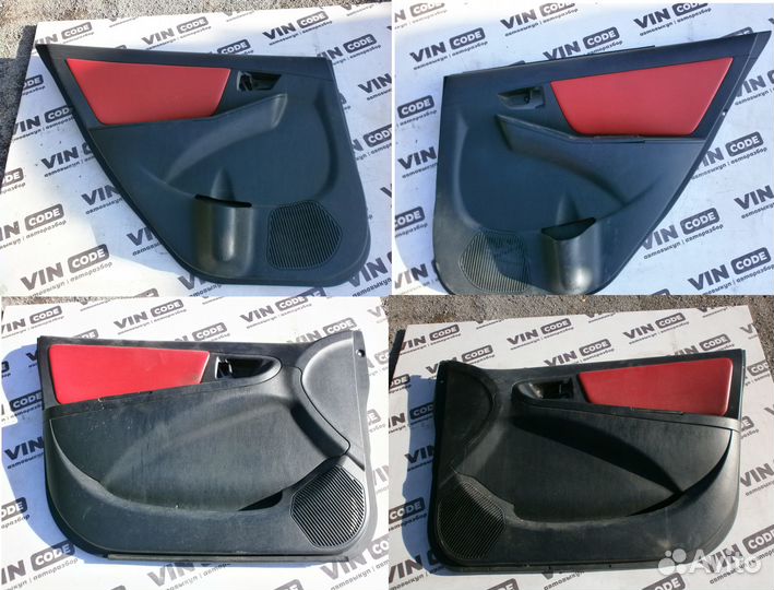 Комплект обшивок дверей Джили мк кросс