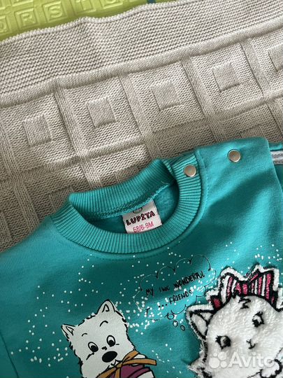 Детские вещи пакетом 62-80. Всё новое, не б/у