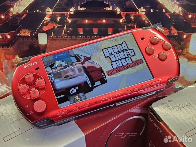 Sony PSP 3008 Новая, 500 игр, 64gb, красная купить в Москве ...