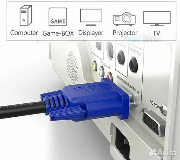 Кабель VGA(M) -VGA(M) 10.0 метров 04715
