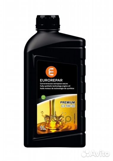 Eurorepar premium 5W-30 SN plus/CF С3 Масло мот