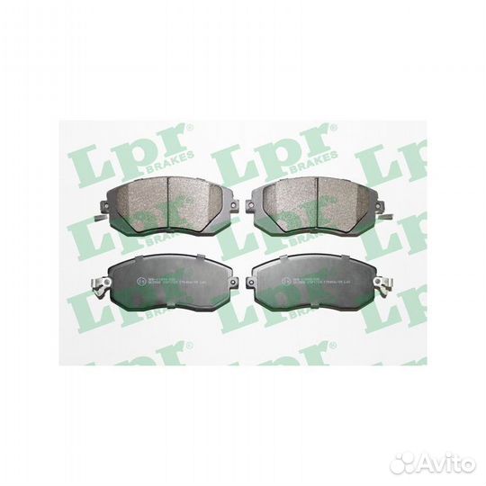 Колодки тормозные subaru forester 08/imp