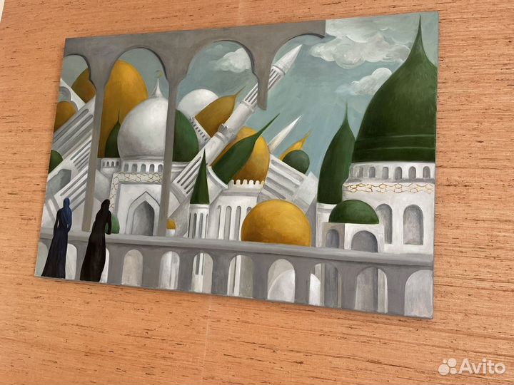 Картина маслом на холсте большая