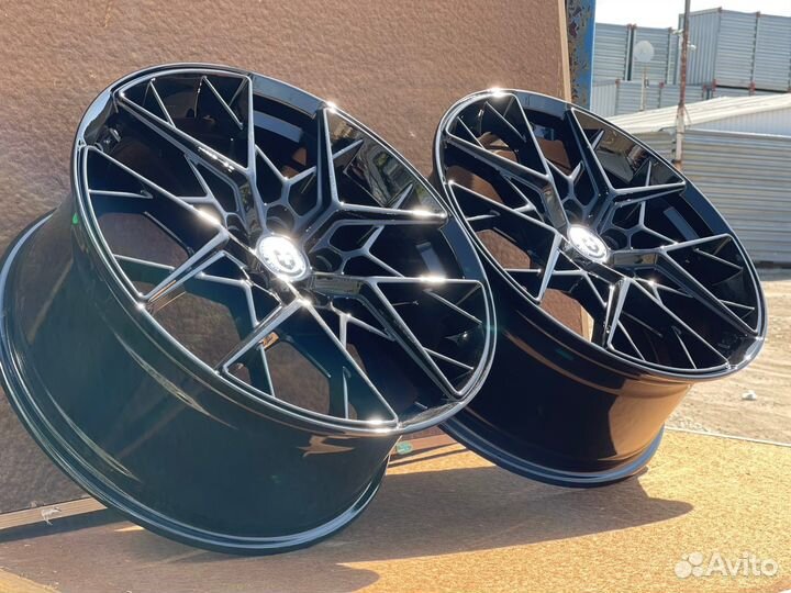 Диски HRE FF10 R17 4x100 черные глянец новые