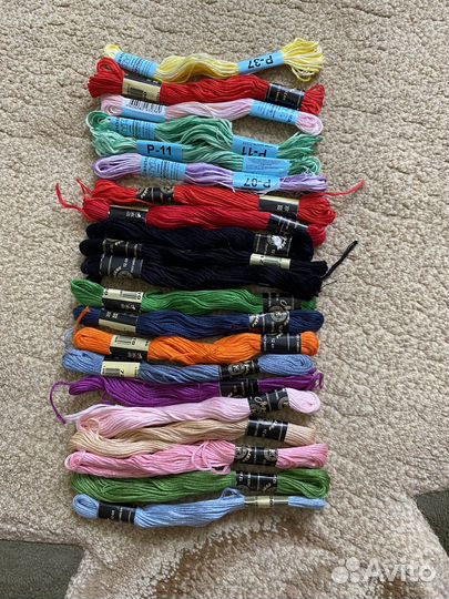 Нитки мулине пакетом