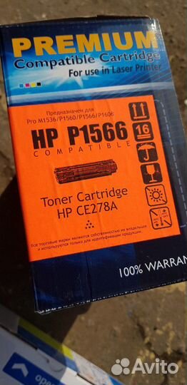Картриджы HP CE278A 2шт