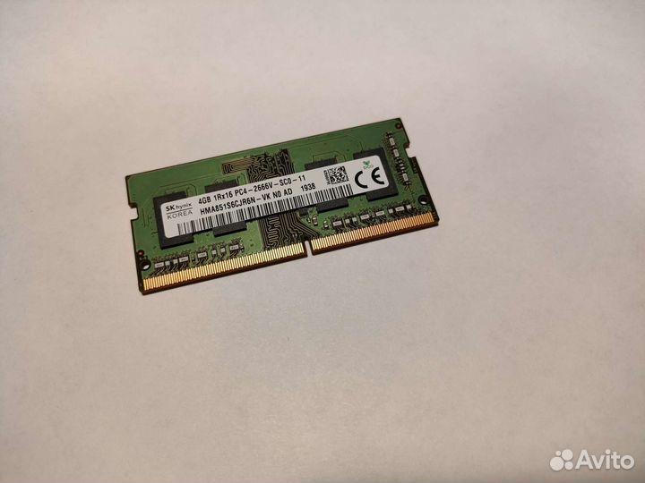 Оперативная память для ноутбука ddr4 4gb