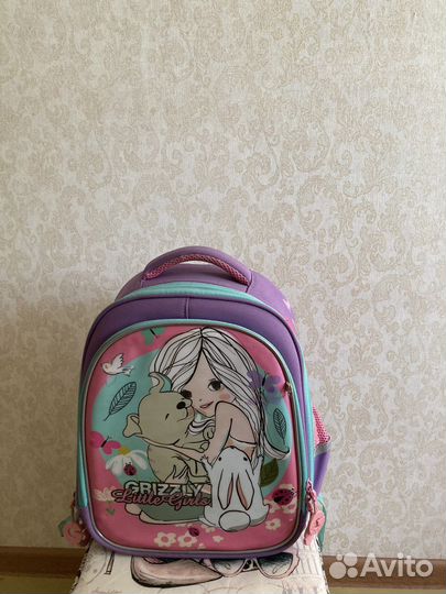 Рюкзак школьный для девочки grizzly