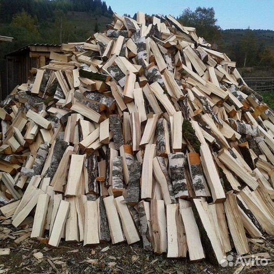 Дрова колотые твердых пород