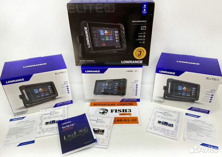 Эхолот Lowrance Elite FS голова