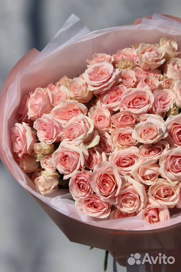 Кустовые розы к 8 марта