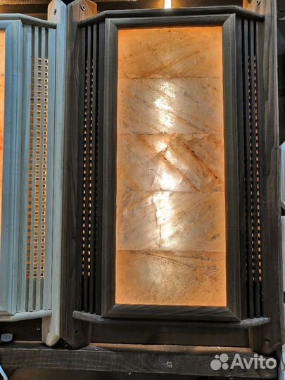 Абажур с гималаской солью