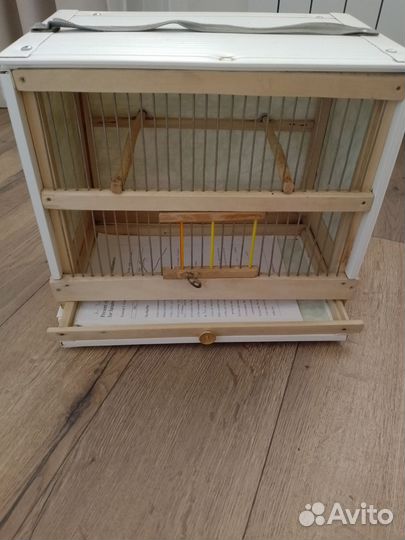 Клетка для птиц из дерева