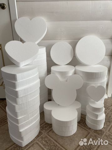 Заготовки из пенопласта для вашего творчества