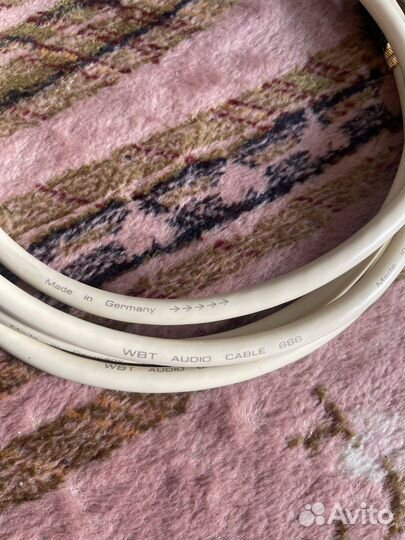 Продаю RCA кабель WBT 888 1,5 метра