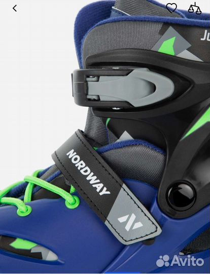 Коньки раздвижные детские Nordway, размер 30-33