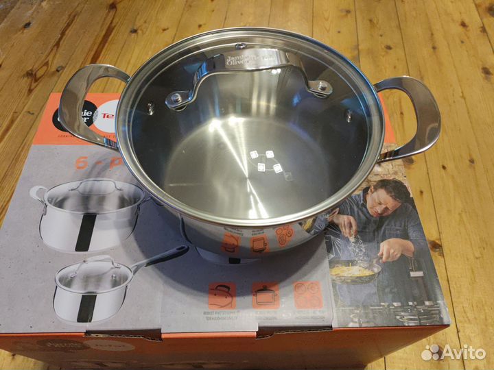 2 Кастрюли Tefal из набора.новые