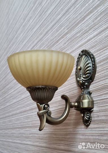 Настенный светильник бра бронза