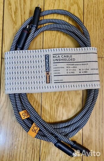 Vovox Sonorus Direct A RCA RCA стерео 1,5m