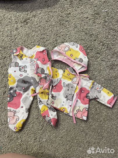 Одежда для кукол пупсов 42см