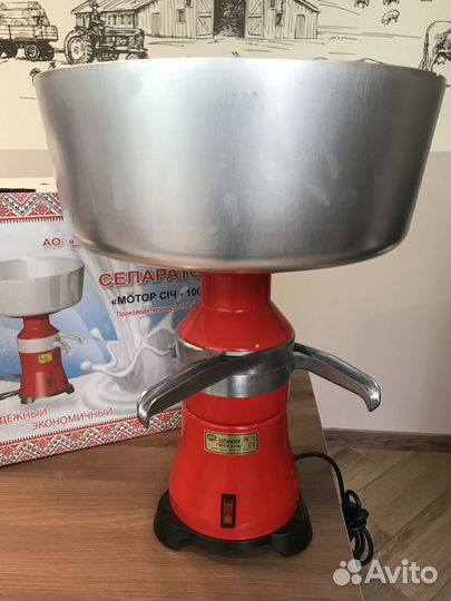 Сепаратор для молока 12л 100л/час