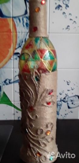 Декорированные бутылки