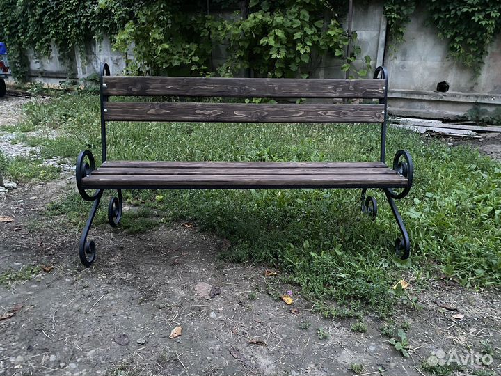 Скамейка кованая