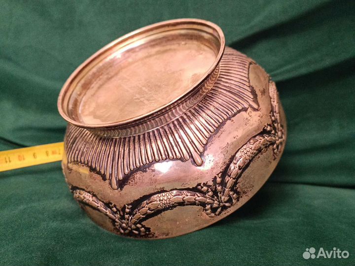 Серебрянная ваза чаша 1912 год щвеция