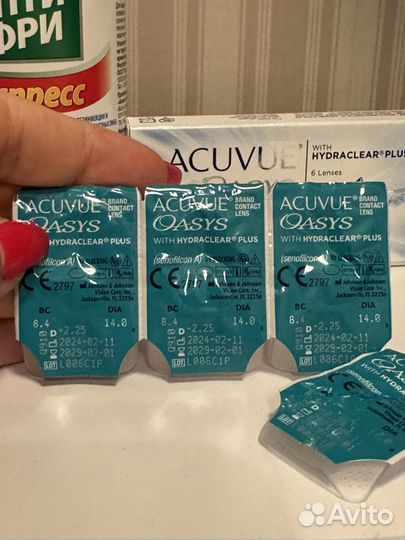 Линзы контактные acuvue oasys двухнедельные