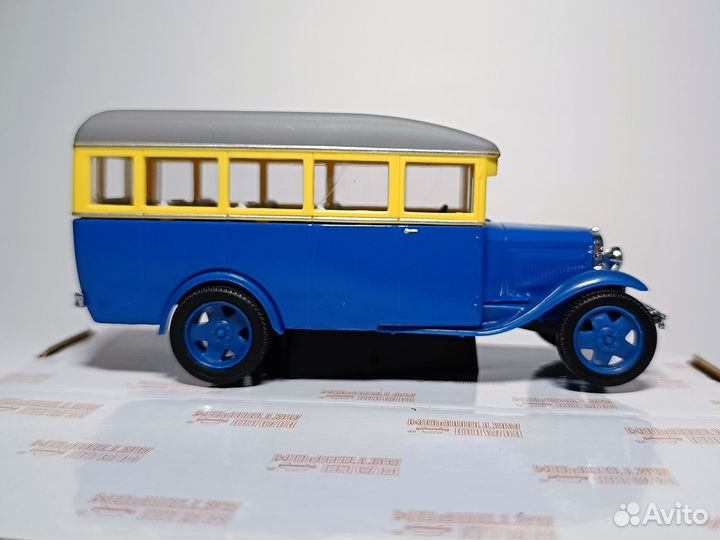 Модель газ 03-30 синий Наш Автопром 1:43