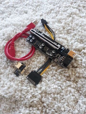 Райзер pci-e версии 009a питание 6pin