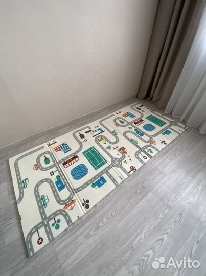 Двухсторонний коврик теплый пол новый