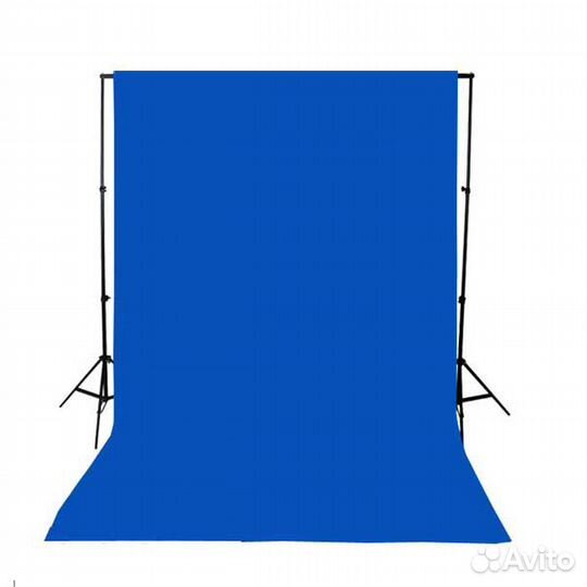 Фон хромакей синий тканевый 2.9*3м 285гр/м