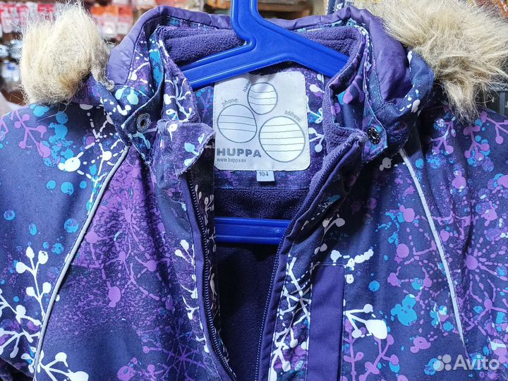 Зимний комбинезон для девочки 104