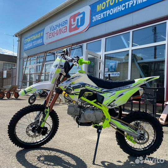 Питбайк Motoland apex125 E зеленый