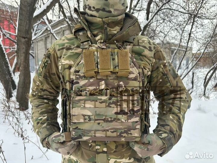 Бронежилет Ратный 5а класса мох, мультикам, олива