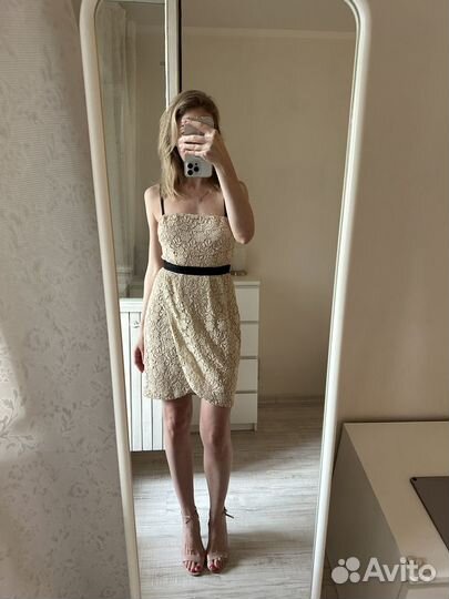 Коктейльное, летнее, праздничное, хлопковое платье