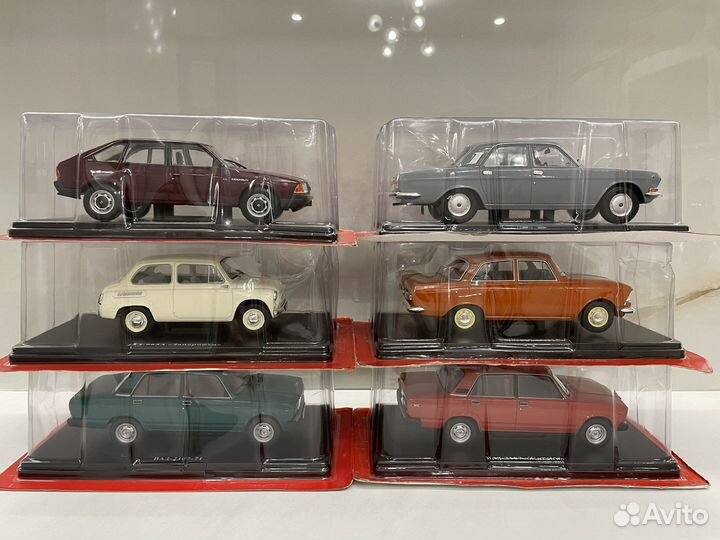 Легендарные советские автомобили 1:24 Ашет