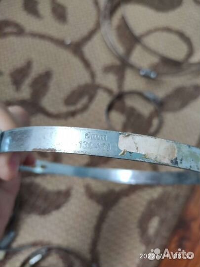 Хомуты металлические винтовые большие размеры